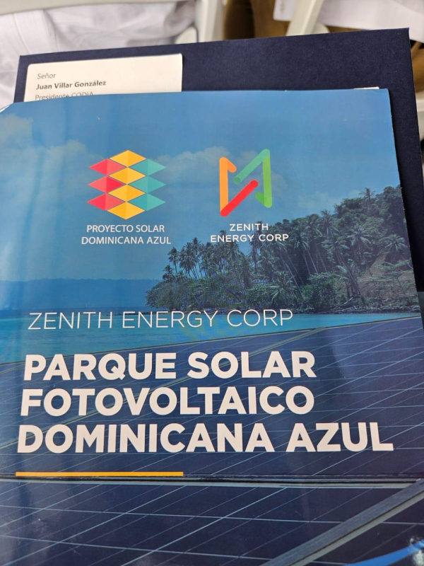El CODIA y el impulso hacia un futuro sostenible: Inauguración del Parque Solar Fotovoltaico Dominican Azul, un hito en energías renovables en la República Dominicana