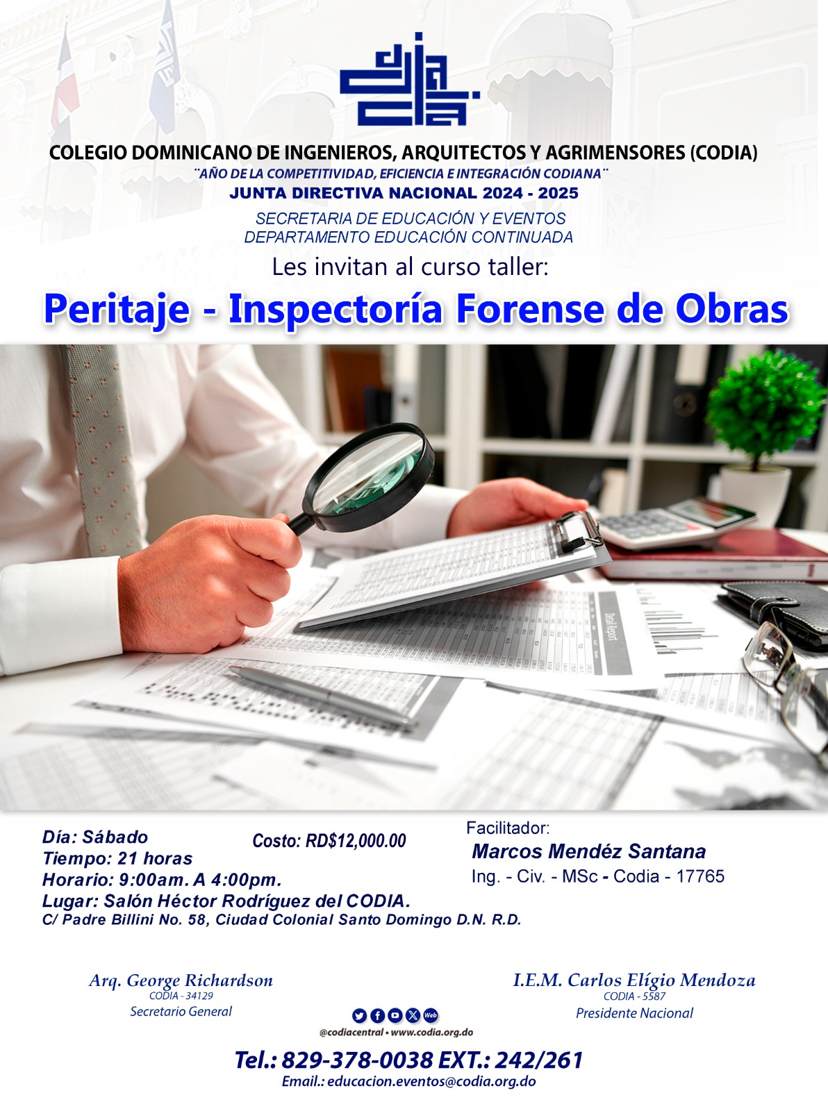 Colegio Dominicano de Ingenieros, Arquitectos y Agrimensores | CODIA ...