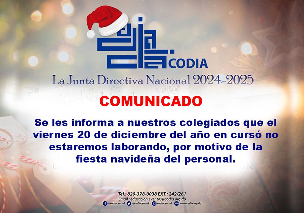 Colegio Dominicano de Ingenieros, Arquitectos y Agrimensores | CODIA ...