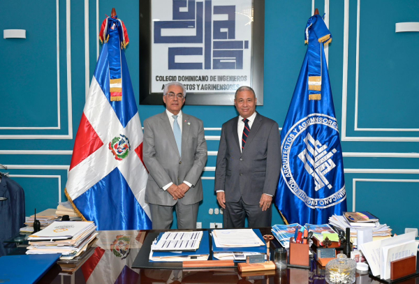 El Presidente del CODIA Recibe al Administrador General de ETED