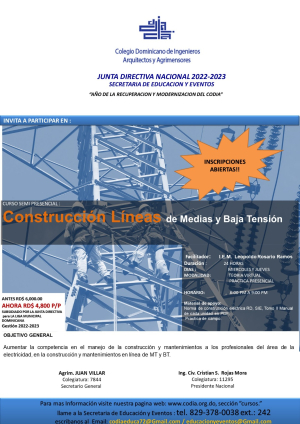 CURSO: Construcción Lineas de Medidas y Baja Tensión