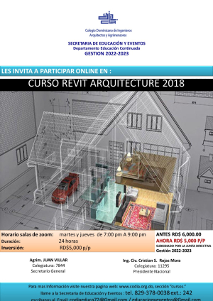 CURSO: Revit Architecture 2018